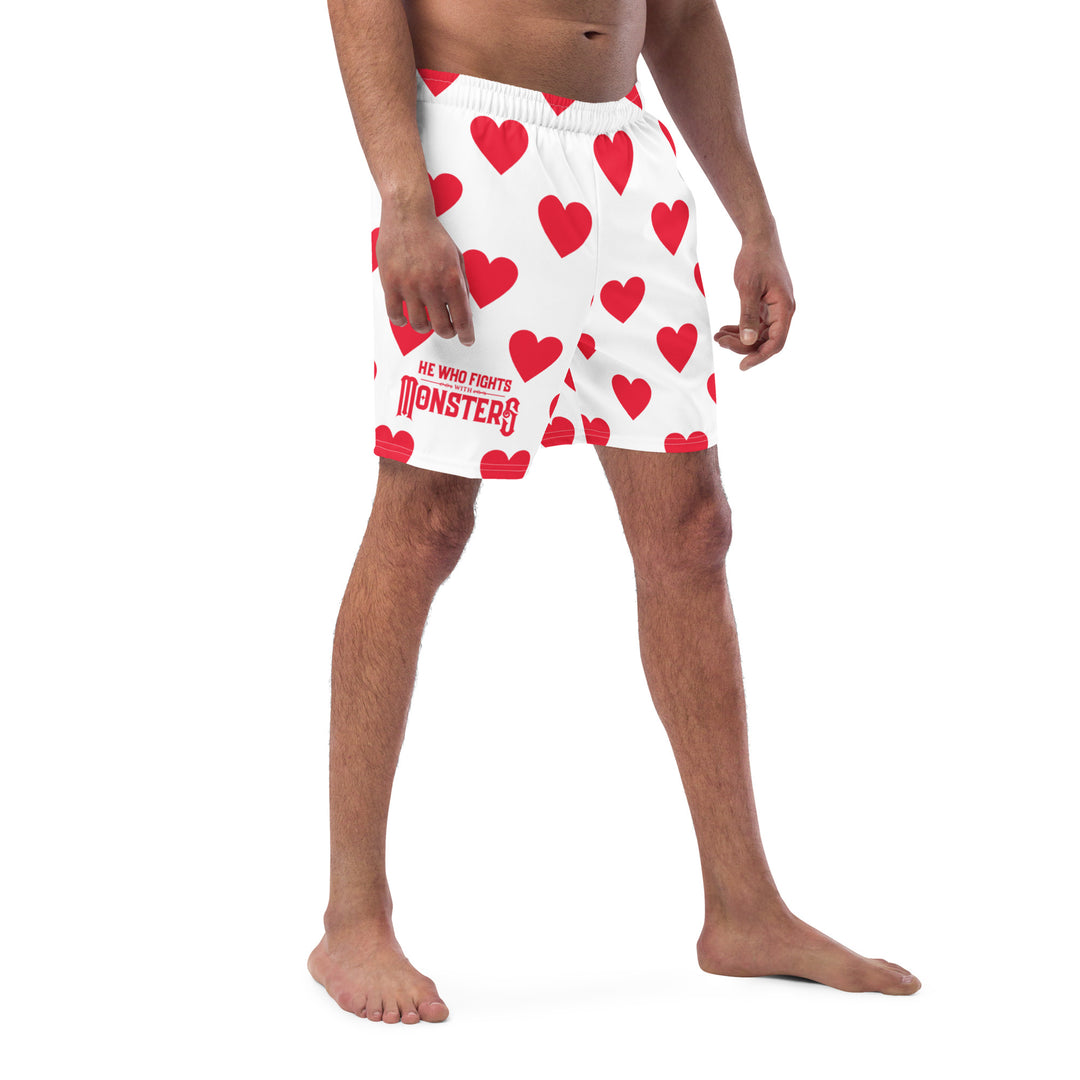 He Who Fights With Monsters Swim Trunks – Podium Audio