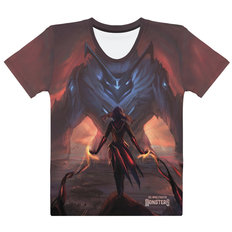 He Who Fights With Monsters Graphic Tee (Women&