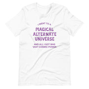 He Who Fights With Monsters 'Vast Cosmic Power' Tee (Purple Graphic)